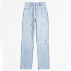 A&F Ultra High Rise 90s Straight Jean